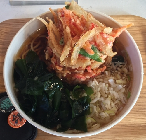 「天ぷら（￥410）」@立ちそば そらや 湘南台店の写真