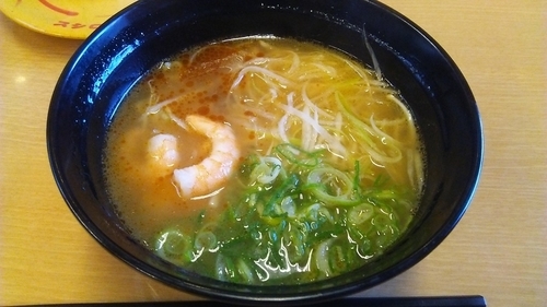 「濃厚えび味噌ラーメン 280円(税抜)」@スシロー 一之江店の写真