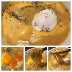 冬の限定  ホワイトチーズカレーらーめん 880円