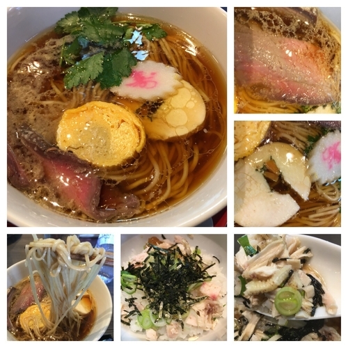 「限定 年明けそば  1000円＋鶏飯 300円」@柳麺 呉田-goden-の写真