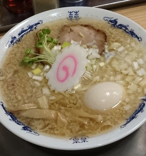 「アブラ煮干しそば(小)+味玉」@煮干そば 流。の写真