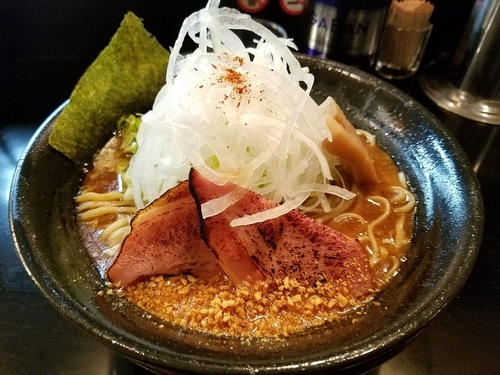 「焦がし特濃らーめん（大盛）850円」@麺家 うえだの写真