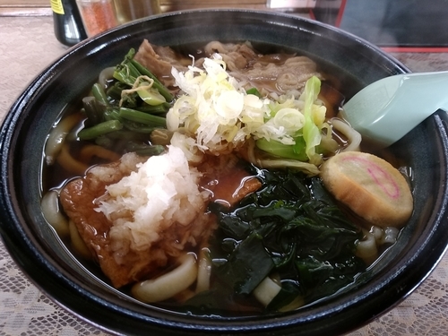 「大関うどん600円」@横綱うどん べんてんやの写真