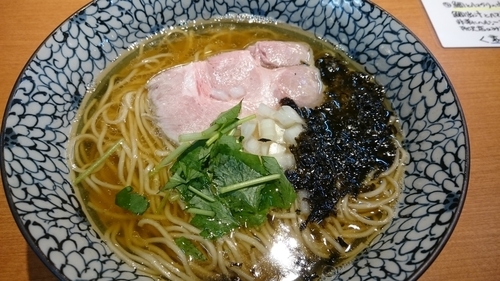 「煮干中華そば￥780」@㐂九八 ～garage～の写真