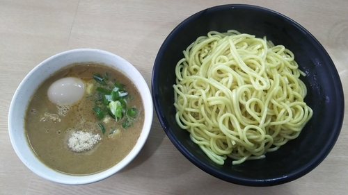 「あつもり(中盛)＋味玉」@NOODLE BASE  TRICK☆STARの写真