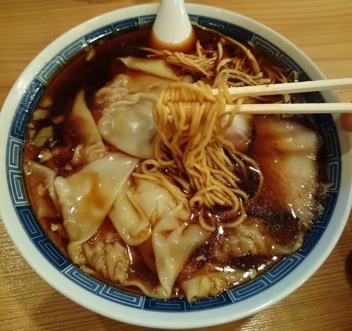 「わんたんめん 750円」@麺酒盗ざい八の写真