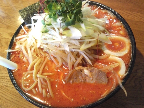 「【冬季限定】白湯辛味噌￥800」@麺屋 鶏口の写真