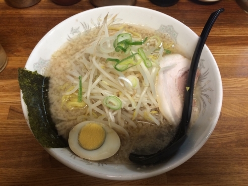 「もやしらーめん」@らーめん三水の写真