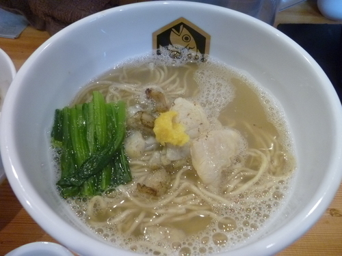 「【1周年記念限定】 とらふぐラーメン+とらふぐ雑炊丼」@真鯛らーめん 麺魚の写真