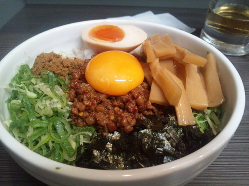 「台湾まぜそば 麵少なめ　780円」@麺屋 こころ 蒲田店の写真