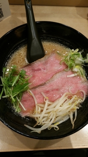 「チャーギュウ麺(黒)」@銀座 道玄の写真