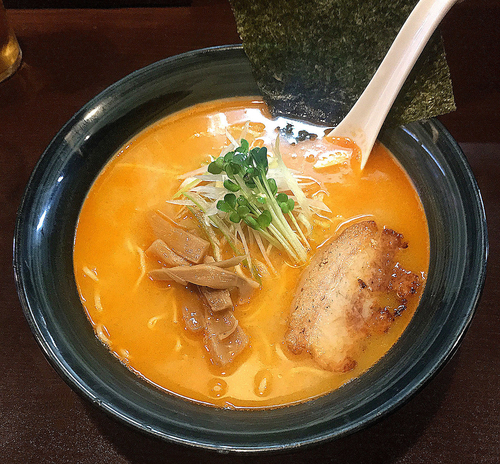 「えびたしらーめん 740円」@麺や 雄の写真