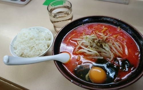 「大辛ラーメン」@くるまやラーメン 鷲宮店の写真