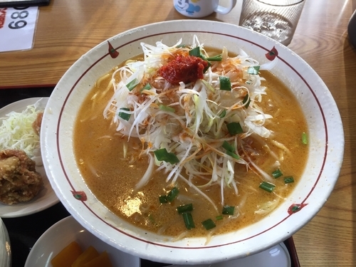 「辛ネギ丸超味噌ラーメン」@丸超ラーメン 富山インター店の写真
