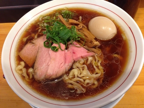 「味玉醤油 手揉み麺」@麺庵ちとせの写真