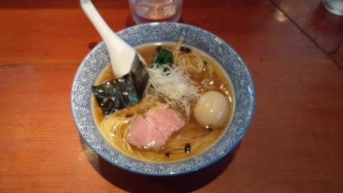 「味玉手揉み中華そば（醤油）大盛」@麺処 ほん田の写真