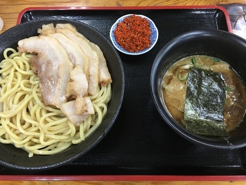 「辛つけ麺 中 肉増し」@つけめん・らあめん 福は内の写真