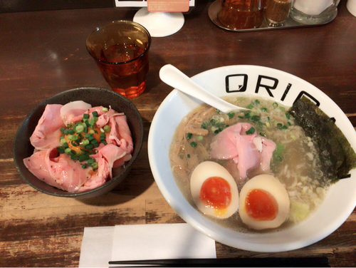 「味玉しじみの塩ラーメン」@麺屋 ORIGAMIの写真