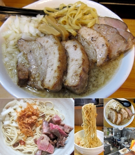 「肉そば 900円 + 替え玉 250円」@いのうえの写真