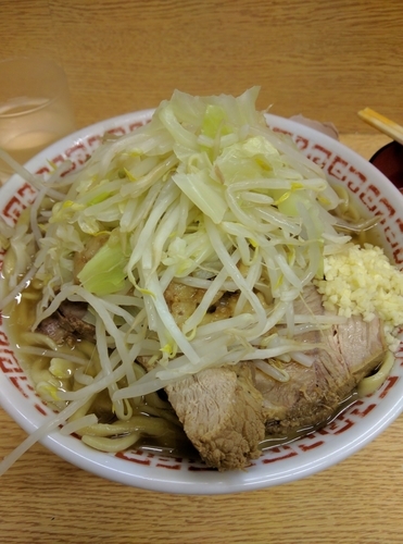 「小ラーメン（ヤサイニンニクアブラ）」@ラーメン二郎 環七新新代田店の写真