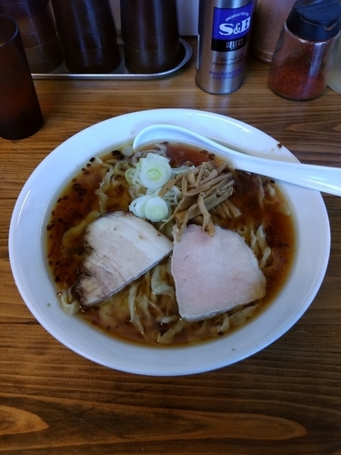 「生姜醤油そば」@くじら食堂の写真