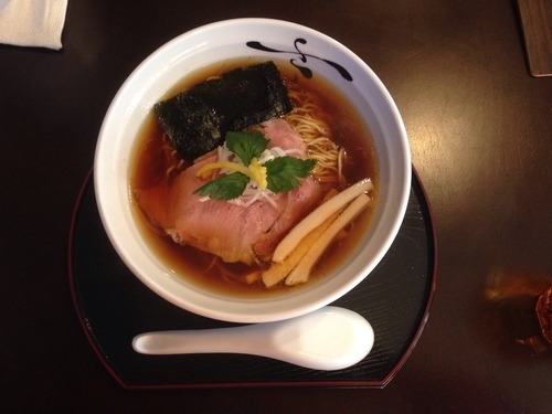 「醤油らぁ麺」@長野らぁ麺 さくら木の写真