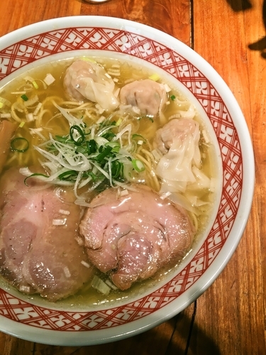 「特製らーめん 白だし ￥1100」@支那そば しんばの写真