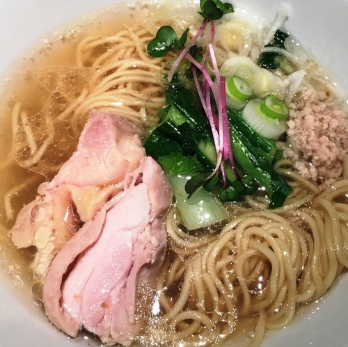 「塩生姜らー麺」@塩生姜らー麺専門店 MANNISHの写真
