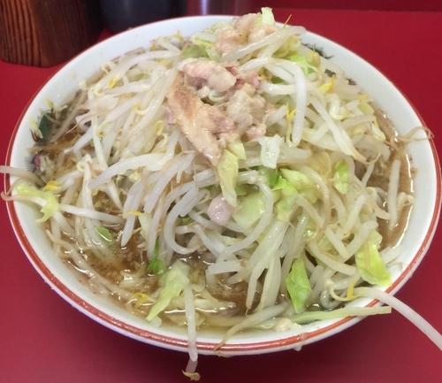 「小ラーメン（ヤサイマシマシアブラ）:730円」@ラーメン二郎 京急川崎店の写真