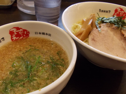 「つけそば」@京都銀閣寺 ますたにラーメン 日本橋本店の写真