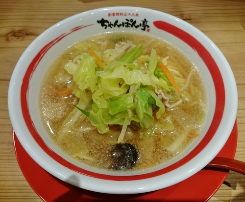 「近江ちゃんぽん 630円」@ちゃんぽん亭総本家 水道橋店の写真