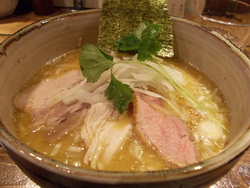 「鴨の濃い出汁そば」@神田とりそば なな蓮の写真