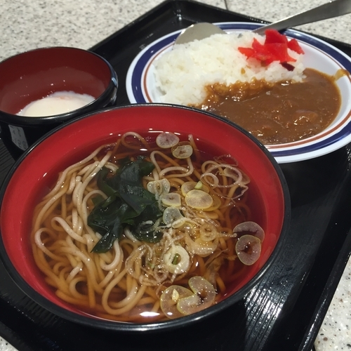 「朝カレーセット（￥360）」@名代 富士そば 神楽坂店の写真