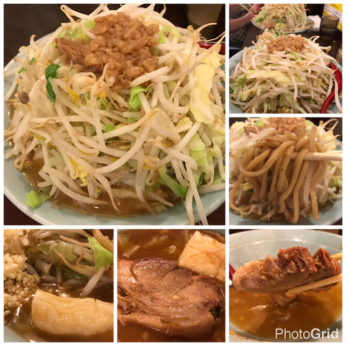 「小ラーメン 750円 麺&餅バージョン 200円」@立川マシマシ SSRの写真