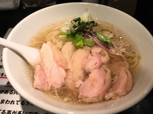 「塩生姜らーめん+肉増し」@塩生姜らー麺専門店 MANNISHの写真