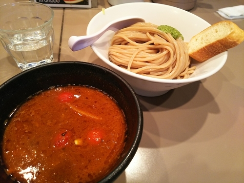 「海老トマトつけ麺」@つけ麺 五ノ神製作所の写真