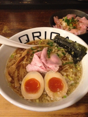 「しじみの醤油ラーメン  味玉(ラーパス)  ローストポーク丼」@麺屋 ORIGAMIの写真