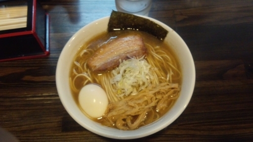 「味玉煮干ラーメン大盛」@麺堂 稲葉 Kuki styleの写真