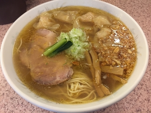「塩ネギワンタン麺 980円」@ラー麺専門店 こしがやの写真