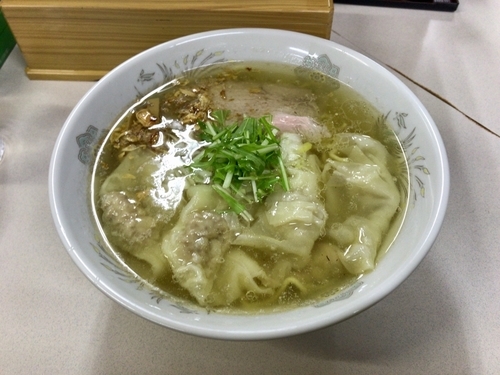 「塩ワンタンメン」@支那そば一麺 下広岡店の写真