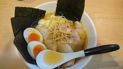 「特製海薫るそば」@麺屋Mの写真