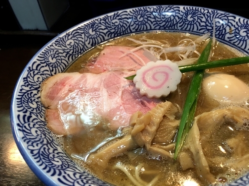 「味玉煮干しそば」@中華そば いづるの写真