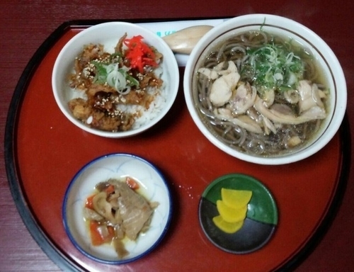 「ひふみセット900円」@そば処ひふみの写真