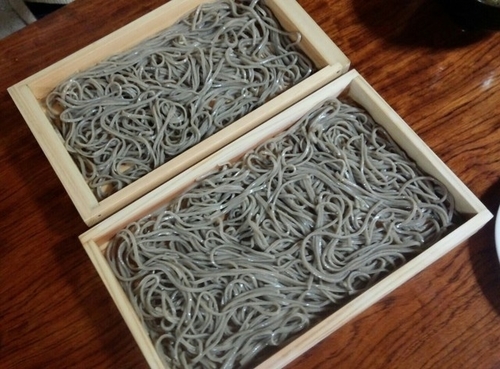 「板そば大盛り300ｇ950円」@手打ち大石田そば きよの写真