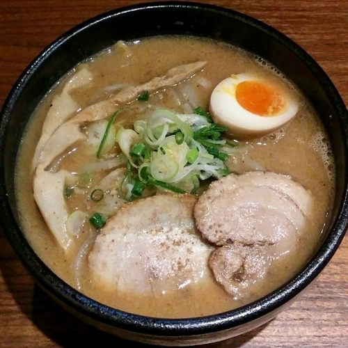 「香煎味噌らーめん」@倍煎舎の写真