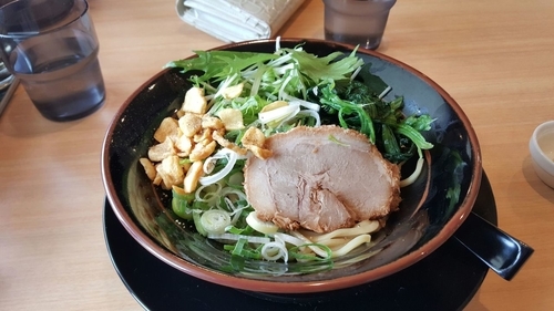 「まぜそば極み鶏」@豈器家 藤代店の写真