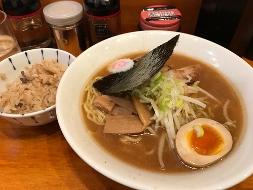 「ミニラーメンセット¥500」@大山ラーメン・つけ麺の写真
