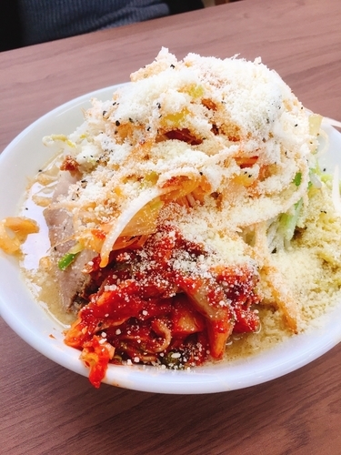 「味噌ラーメン チーズイン&キムチ」@宮二郎の写真