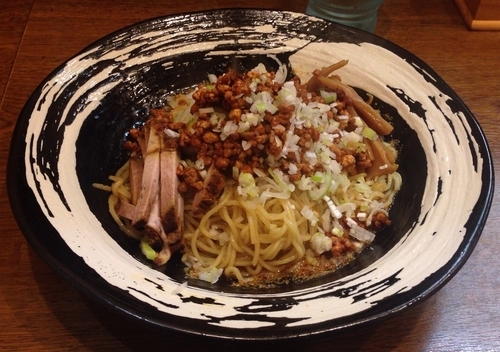「汁なし担々麺＋チャーシュー丼(小)650円＋200円」@らーめん屋 小川の写真