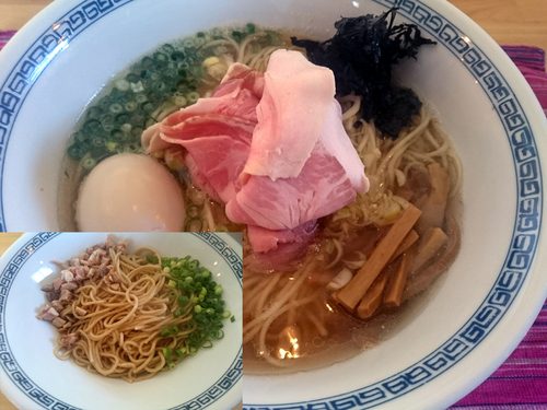 「伊吹いりこそば＋鶏油玉」@中華蕎麦 一無庵の写真